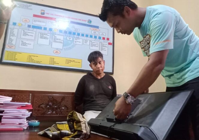 
					Awalnya Ngaku Kepepet, Ternyata Pencuri TV di Leces Seorang Residivis