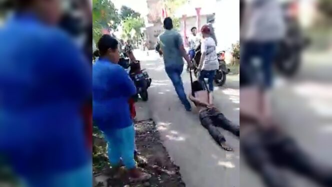 
					Pencuri HP di Warujinggo Babak Belur Diamuk Warga