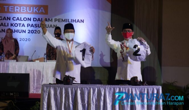 
					Pilwali Pasuruan 2020; Gus Ipul-Adi Nomor Urut 1, Teno-Hasjim Nomor 2