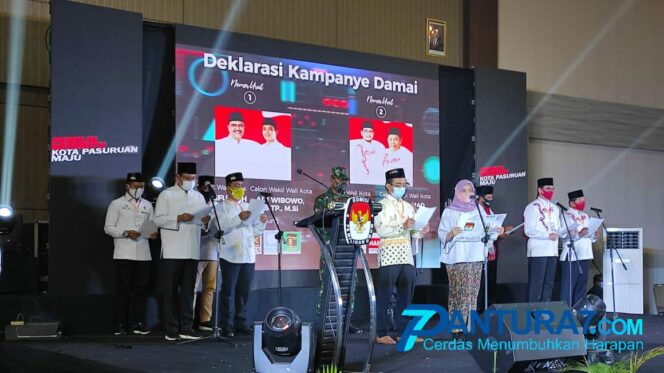 
					Deklarasi Kampanye Damai, Paslon Diminta Prioritaskan Pengendalian Covid-19