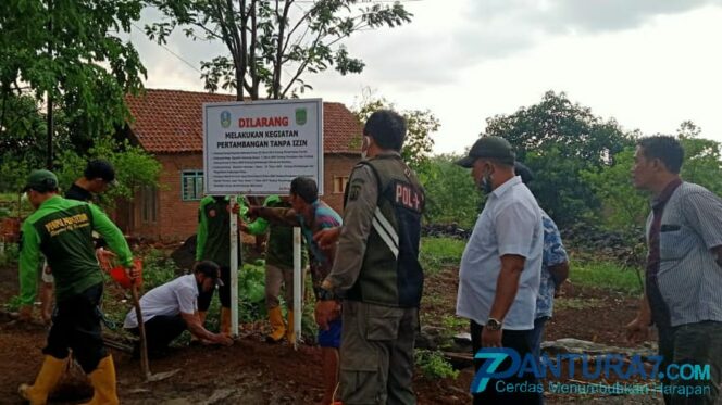 
					Diduga Ilegal, Proyek Galian C di Purwosari Ditutup