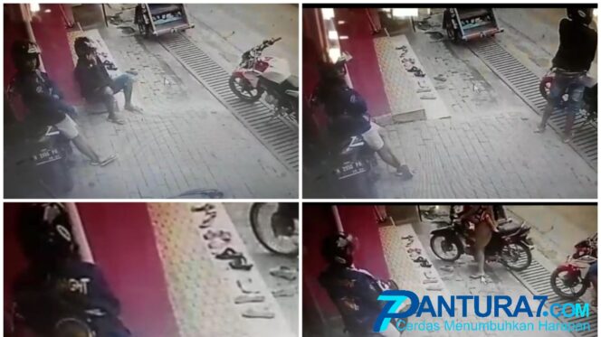 
					Dua Sekawan Kompak Curi Motor, Aksinya Terekam CCTV