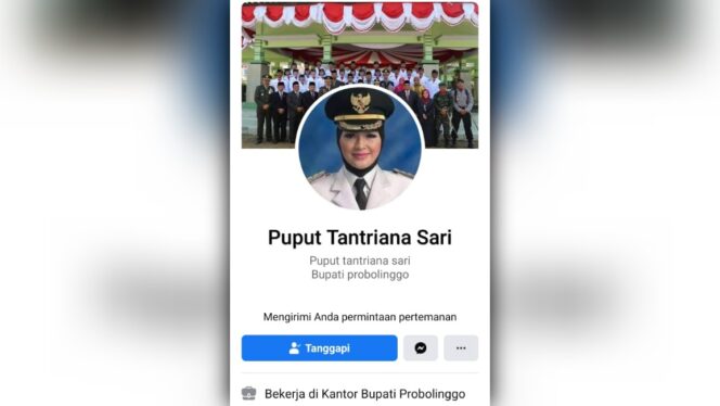 
					Lagi, Akun Palsu Bupati Tantriana Tebar Teror