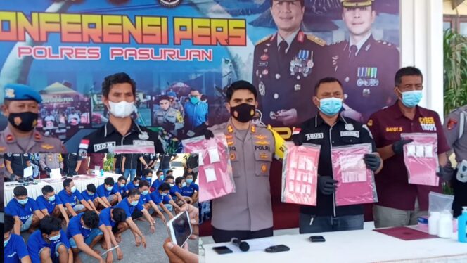 
					Sebulan, Polres Pasuruan Gulung 24 TSK Narkotika