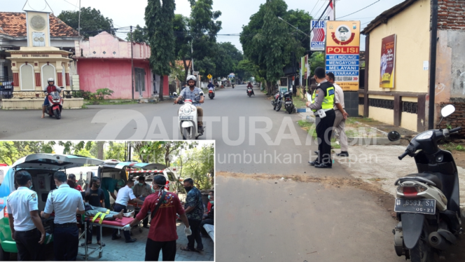 
					Dua Motor Tabrakan di Depan Polsek Wonoasih, 2 Luka