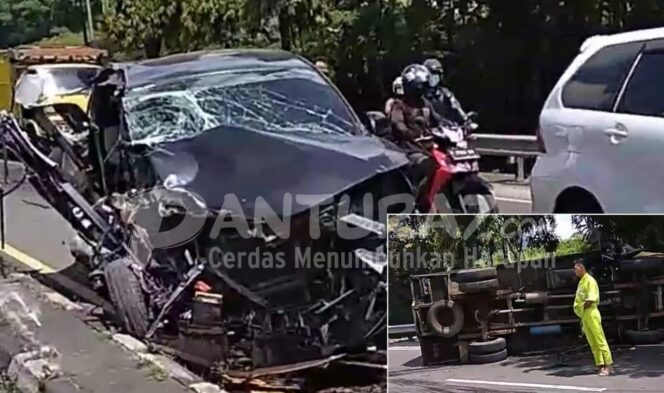 
					Laka di Purwodadi, Xenia Oleng lalu Tabrak Truk