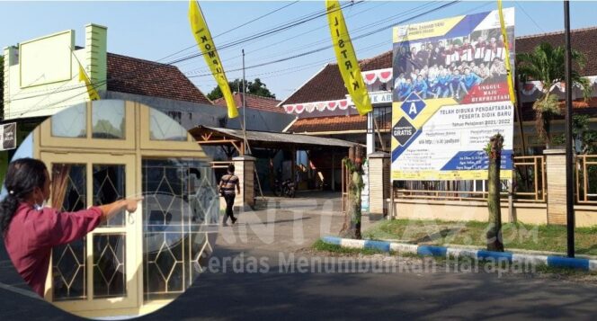 
					Diawali Konvoi, Pelajar Lempari Gedung SMK A. Yani dengan Batu, Kaca Jendela Pecah