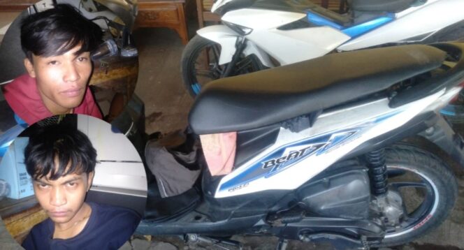 
					Asyik Tuntun Motor Hasil Curian, Dua Sekawan Dibekuk Polisi