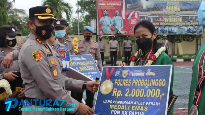 
					Polres Probolinggo Apresiasi 5 Atlet Peraih Medali PON Papua