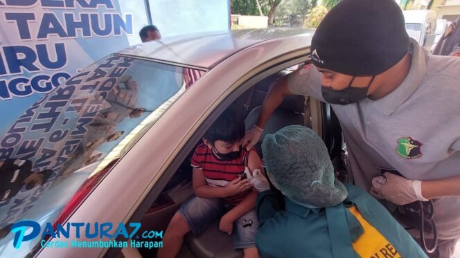 
					Polresta Gelar Vaksinasi Anak Berkonsep Drive Thru