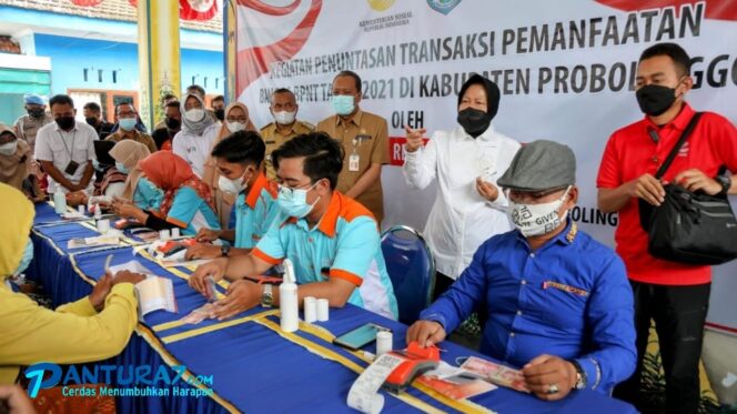 
					Mensos Pantau Penyaluran BPNT di Desa Bantaran