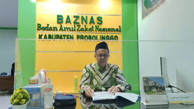 
					Ketua Baznas H. Ahmad Muzammil saat ditemui di kantornya, Senin (27/3/2023).