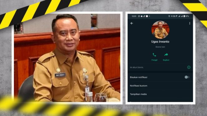 
					Whatsapp Sekda Ugas yang terblokir