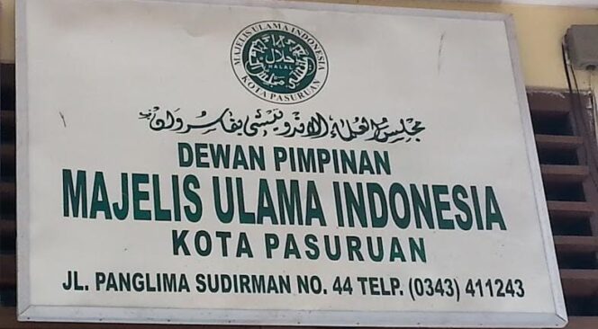 
					Papan nama MUI Kota Pasuruan