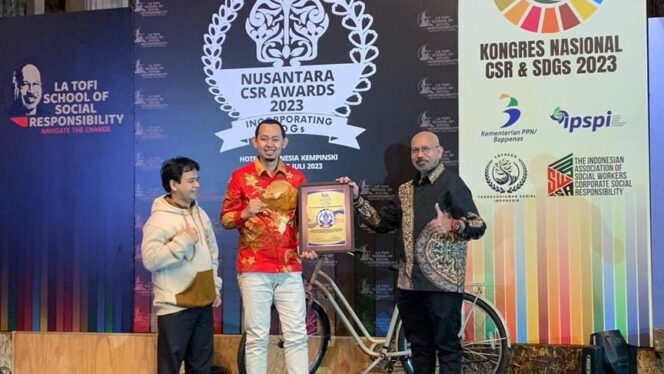 
					Terbaik! PT Tirta Investama AQUA Keboncandi Pasuruan Juarai Nusantara CSR Award 2023