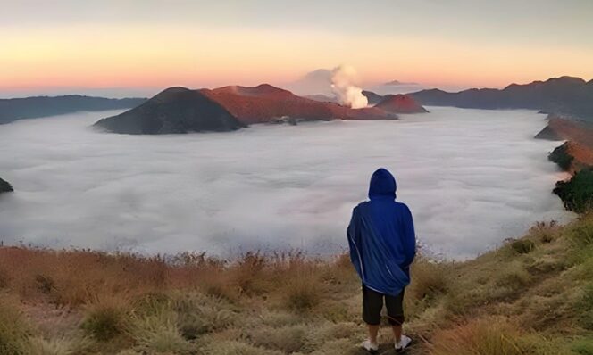 
					DITUTUP: Puncak B29 di Desa Argosari, Kecamatan Senduro, Kabupaten Lumajang, ditutup sementara imbas kebakaran hutan. (foto: Asmadi)