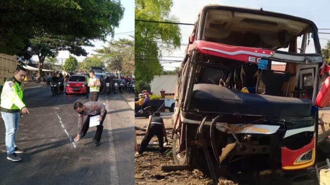 
					Hindari ODGJ, Bus Hantam Pohon, Dua Meninggal Dunia