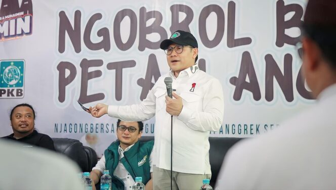 
					Calon Wakil Presiden Nomor Urut 1, Abdul Muhaimin Iskandar atau Cak Imin. (foto: IG cakiminow)