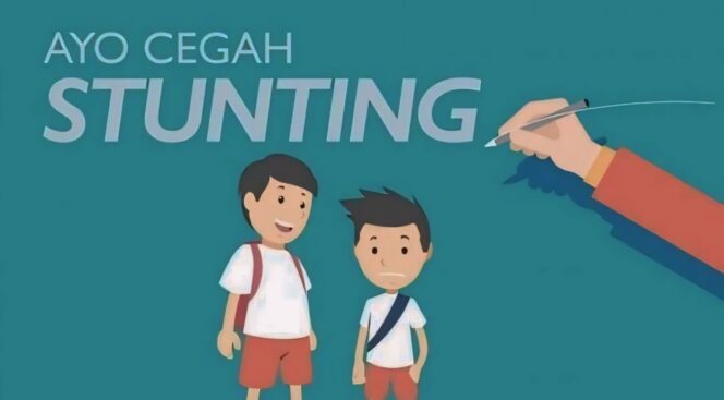 
					Ilustrasi pencegahan stunting pada anak.