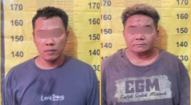 PENGEDAR: Dua pengedar sabu-sabu yang berhasil ditangkap Satresnarkoba Polres Pasuruan. (foto: istimewa).