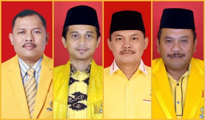 
					KANDIDAT: (dari kanan ke kiri) Wahid Nurahman, Oka Mahendra Jati Kusuma, Bambang Rubianto, dan Joko Wahyudi. (foto: Ali Ya'lu).