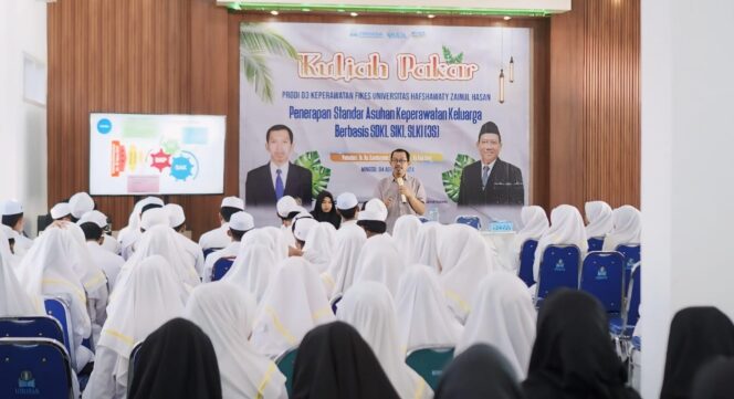 
					PEMBEKALAN: Suasana kuliah pakar penerapan 3S yang diikuti mahasiswa Unhasa Genggong Probolinggo. (foto: Istimewa).