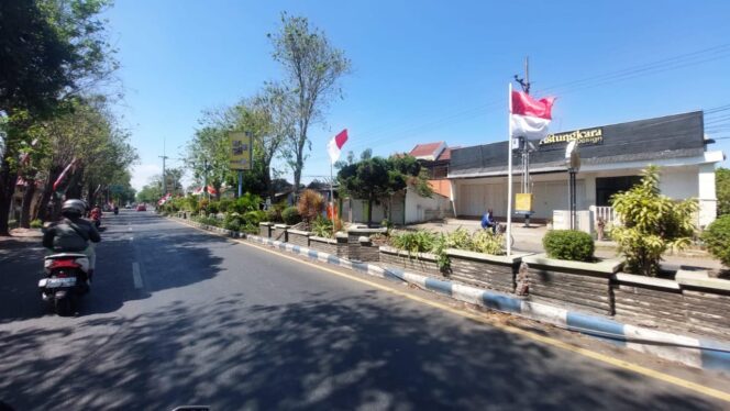 
					PENUH BENDERA: Bendera merah putih yang terpasang di sejumlah jalan protokol di Kota Probolinggo. (foto: Hafiz Rozani).