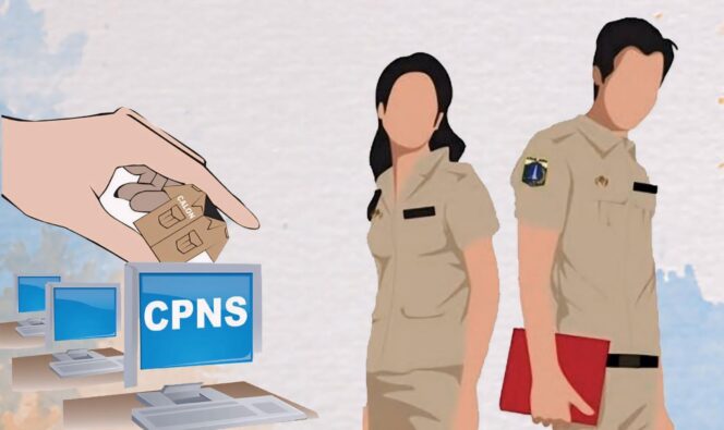 
					Ilustrasi rekrutmen Calon Pegawai Negeri Sipil (CPNS).