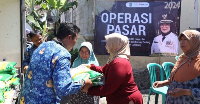 
					Pemkab Lumajang Gelar Operasi Pasar di Desa Jatigono.