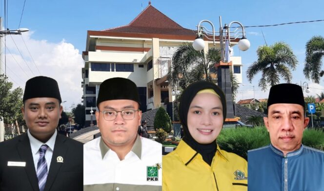 
					PIMPINAN KOMISI: Para pimpinan komisi di DPRD Kabupaten Probolinggo. (Ki-ka) Reno Handoyo, Mochammad Al Fatih, dan Ning Ayu Novita Rahmawati dam Saiful Bahri. (Foto: Ali Ya'lu)
