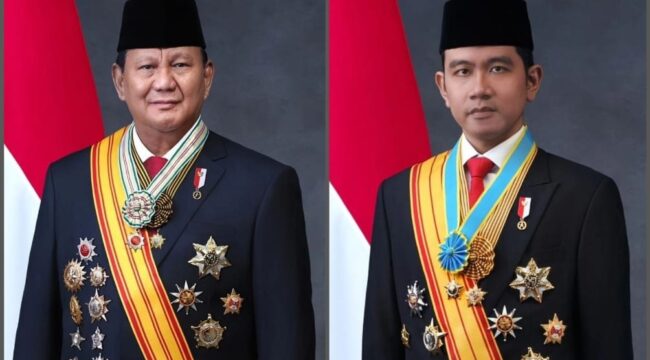 RESMI: Prabowo Subianto dan Gibran Rakabuming Raka resmi menjadi Presiden - Wakil Presiden RI Periode 2024-2029. (foto: Sekretariat Presiden RI).
