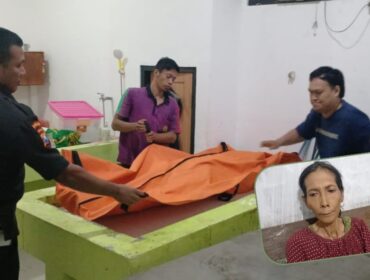 TEWAS: Jasad korban saat berada di kamar mayat dr. RSUD Moh. Saleh. Insert: Pelaku penganiyaan yang berujung kematian, Supiani. (foto: Hafiz Rozani).