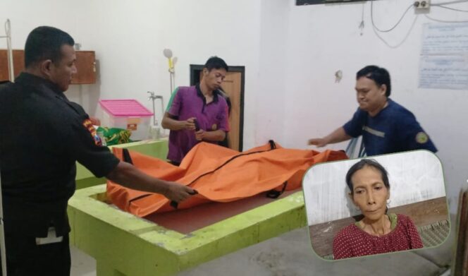 
					TEWAS: Jasad korban saat berada di kamar mayat dr. RSUD Moh. Saleh. Insert: Pelaku penganiyaan yang berujung kematian, Supiani. (foto: Hafiz Rozani).