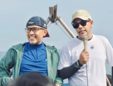 SOLID: Ketua Tim Pemenangan Palson nomor urut 02, Mahdi dan Calon Bupati Probolinggo nomor urut 2, Gus Haris. (foto: Istimewa)