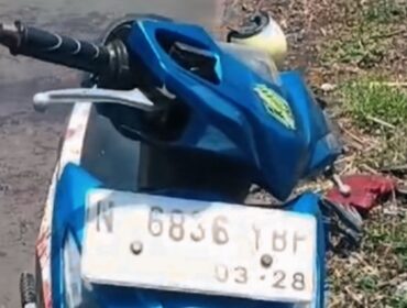 Sepeda motor Korban Pembegalan di Lumajang. (Foto : Asmadi)