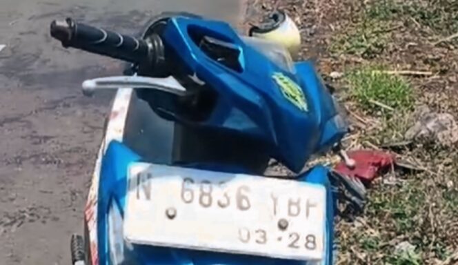 
					Sepeda motor Korban Pembegalan di Lumajang. (Foto : Asmadi)