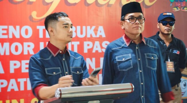 TERTINGGAL: Pasangan Calon Bupati Probolinggo, Zulmi Noor Hasani - Abd. Rasit. (foto: dok).
