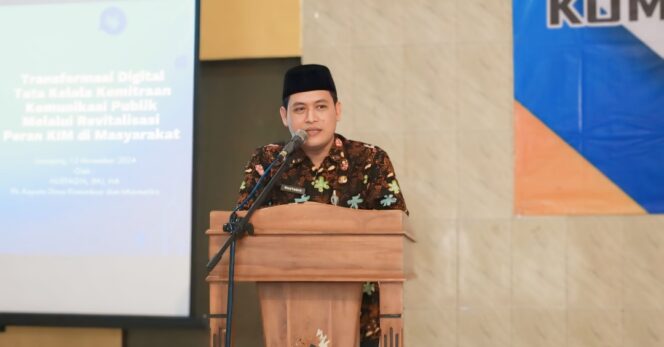 
					Plt Kepala Dinas Komunikasi dan Informatika Kabupaten Lumajang, Mustaqim.
