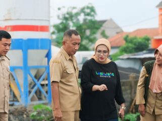 Dokumentasi saat Pj Bupati Lumajang meninjau pembangunan Dam Boreng.