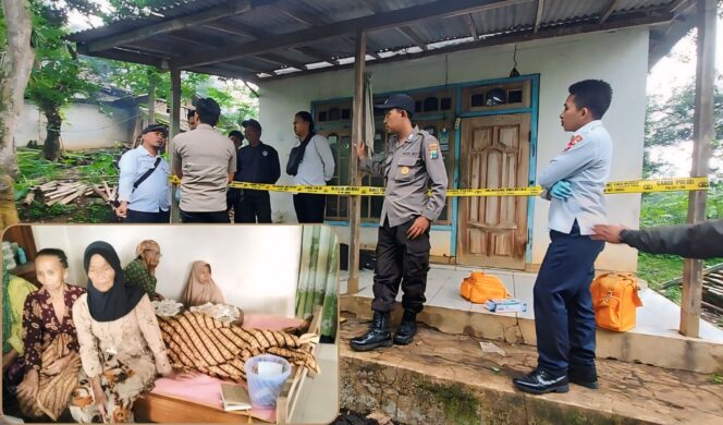 
					MENINGGAL: Rumah korban pasca disatroni perampok. Insert: Jasad korban di dalam rumah duka. (foto: Hafiz Rozani).