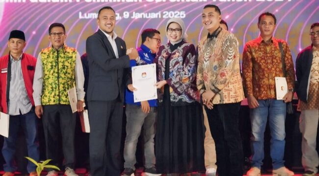 Komisi Pemilihan Umum (KPU) Kabupaten Lumajang menggelar rapat Pleno terbuka untuk menetapkan Pasangan Calon (Paslon) Bupati dari hasil Pemilihan Kepala Daerah (Pilkada) 2024.