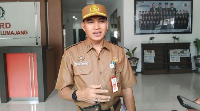 Sekertaris Daerah (Sekda) Lumajang, Agus Triyono.