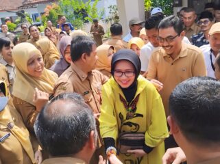 Bupati Lumajang terpilih, Indah Amperawati hari ini berangkat ke Jakarta untuk persiapan pelantikan di Istana Negara, 20 Februari 2025.