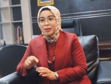 Ketua DPRD Lumajang Oktafiani saat ditemui diruang kerjanya.