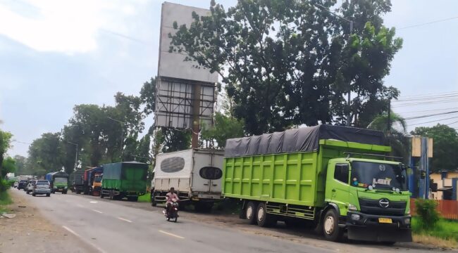 Ilustrasi truk pengangkut barang. (foto: M. Abd. Rozak Mubarok).
