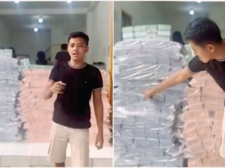 Tangkapan layar video viral.